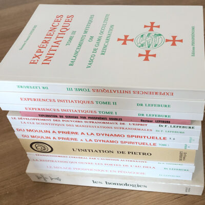 Lot de livres du Dr Lefebure Phosphénisme